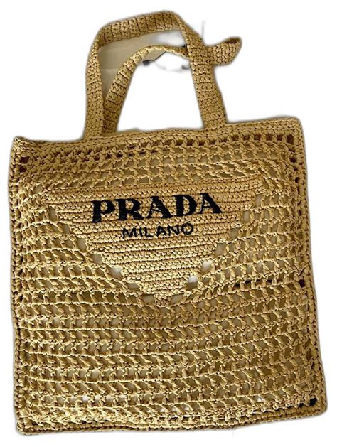 prada straw purse|prada clear tote bag.